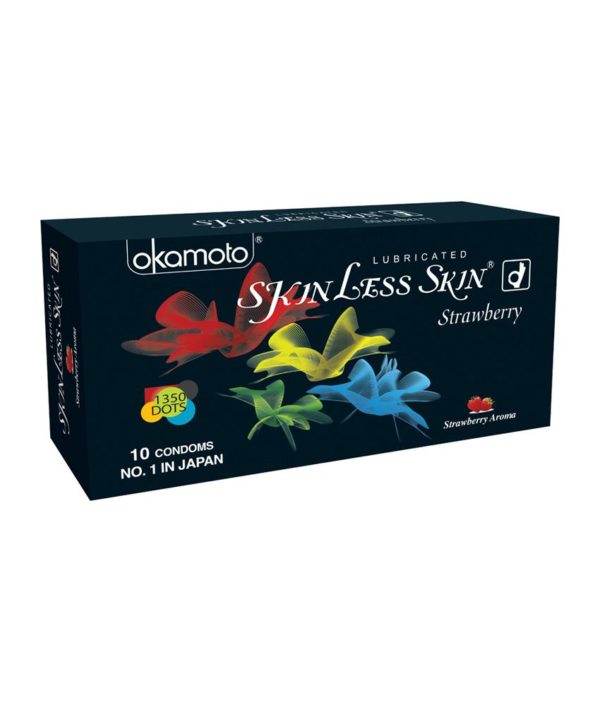 Guponjinish Skinless Skin Strawberry Condom