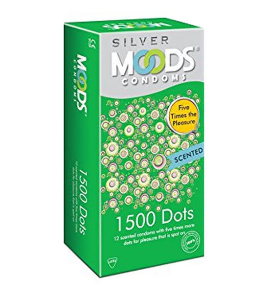 Guponjinish Moods Silver 1500 Dots Condom