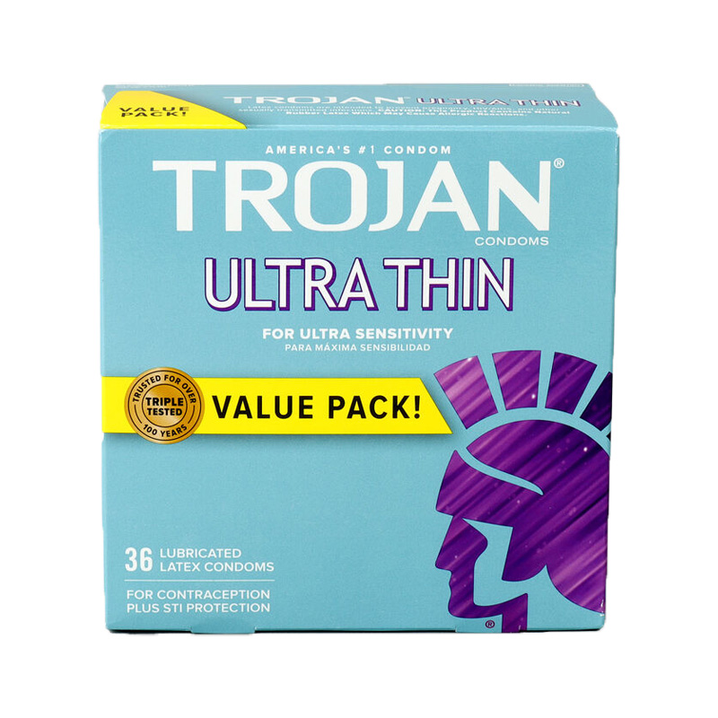 Guponjinish TROJAN Ultra Thin For Ultra Sensitivity Value Pack 36 Pcs