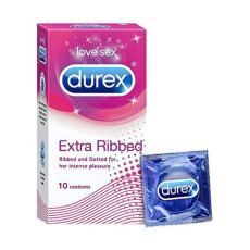 Guponjinish Durex Extra Ribbed Condom 10 Pcs