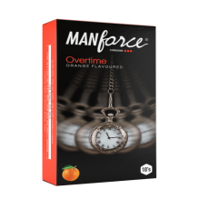 Guponjinish Manforce Overtime Orange Flavoured Condom 10pcs