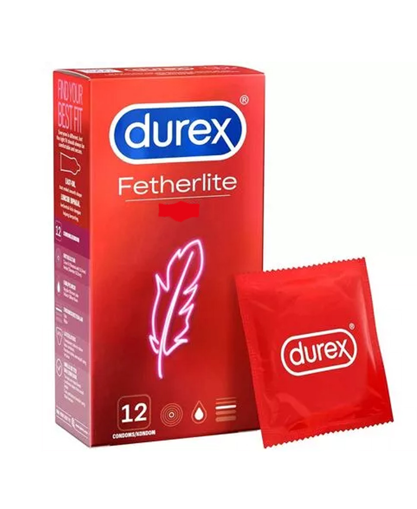 Guponjinish Durex Condoms Fetherlite 12 Pcs