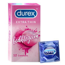 Durex Bubblegum Flavoured Condom 12 Pcs