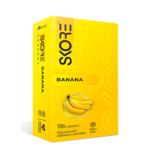 Skore Banana Flavoured Condoms  (10pcs)
