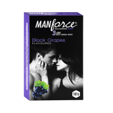 Manforce Black Grapes Condom  10pcs