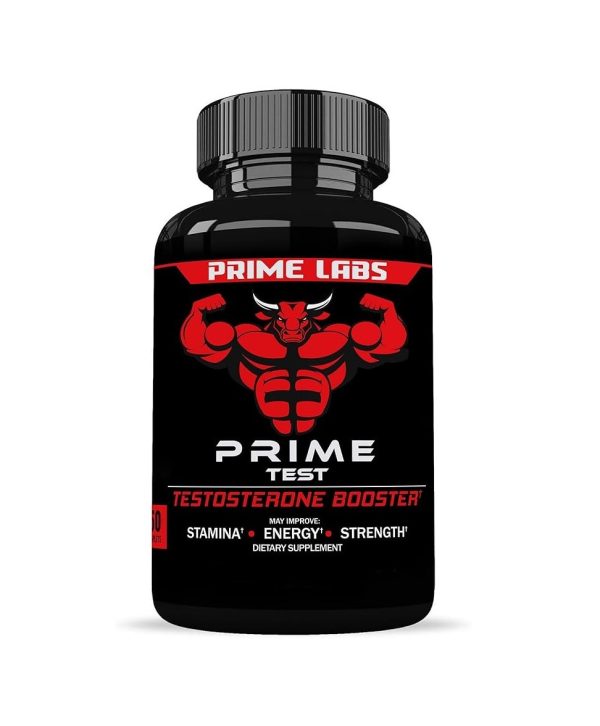 Prime Labs Prime Test Testosterone Booster for Men, 90 Caplets