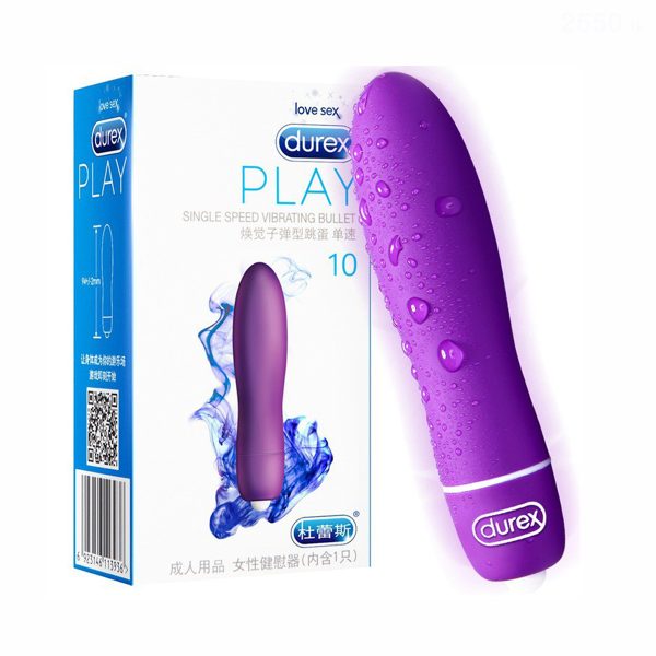Durex Play Single Speed Vibrating Bullet for Women (3.7 inches)