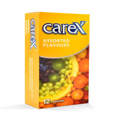 Carex Assorted Flavoured Condom 1 pack (12pcs)