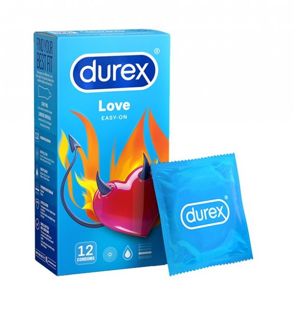 Durex Love Condoms ( EASY-ON ) With 12 Pcs