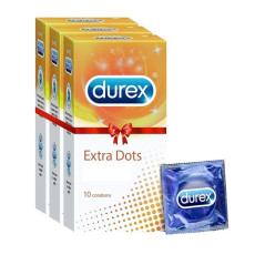 Durex Love Extra Dots Combo 3 Pack - 30 Pcs