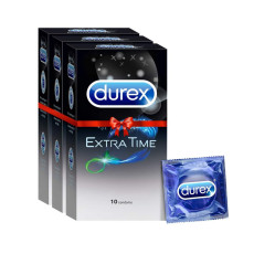 Durex Extra Time Condoms Combo 3 Pack - 30 Pcs